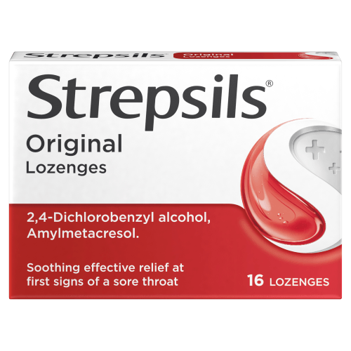 Strepsils Original Lozenges x16 for Sore Throat